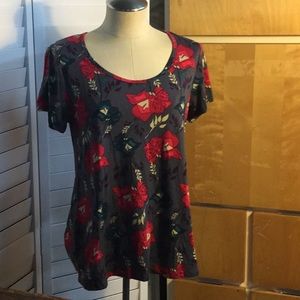 LuLaRoe short sleeve blouse.